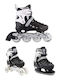Αθλοπαιδιά Inline / Quad Αυξομειούμενα Rollers Μαύρα 3 σε 1 Παιδικά