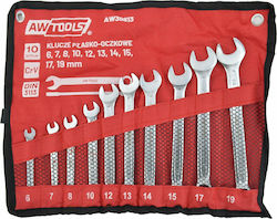 Aw Flachringschlüssel-Set 10tlg/6mm-19mm Aw Flachringschlüssel-Set 10tlg/6mm-19mm