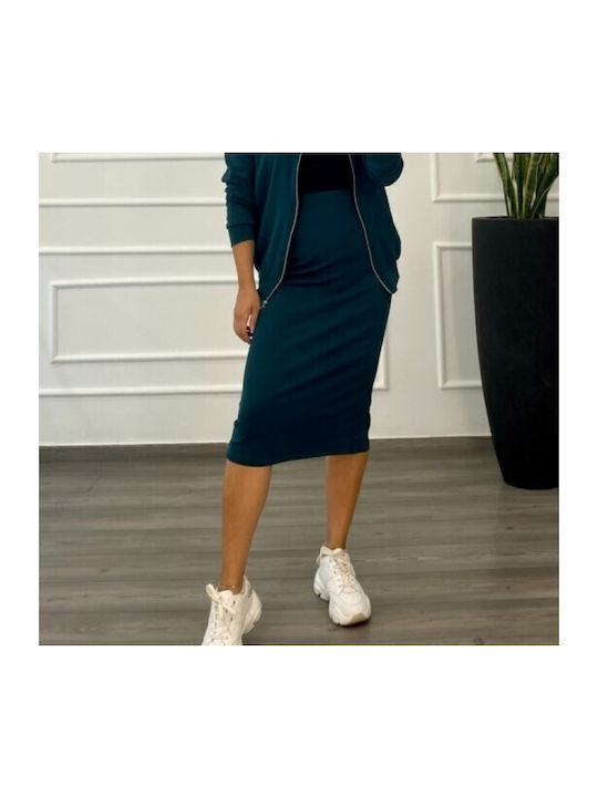 Voice Pencil Midi Skirt CYPRUS