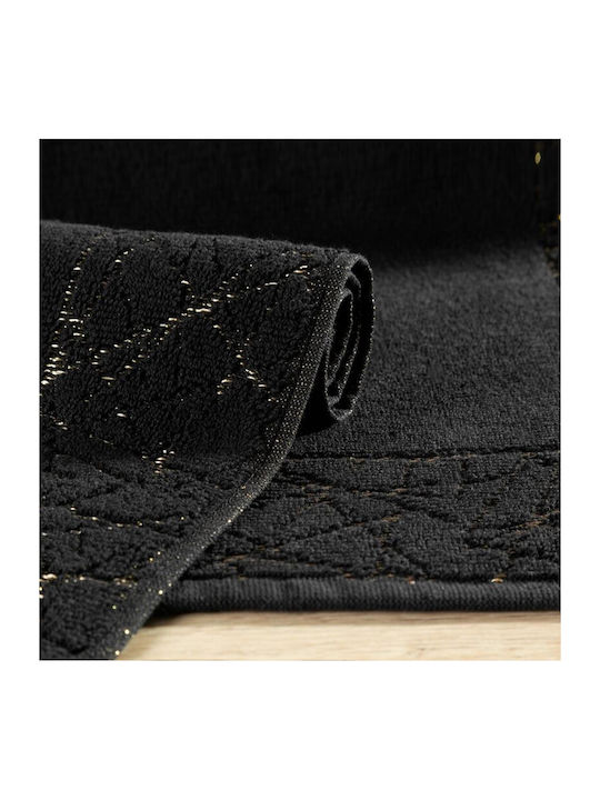 Eurofirany Bath Mat Cotton Black 50x70cm