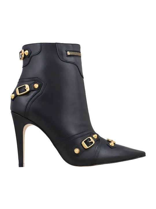 Carrano Leather Women's Ankle Boots Black