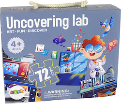 Kinderpuzzle Science Wissenschaftslabor für 4+ Jahre+ Jahre 72pcs Lean Toys