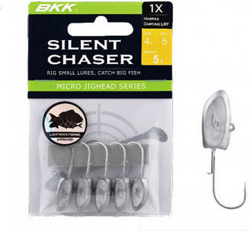 BKK Silent Chaser Μολυβοκεφαλές Ψαρέματος Σετ 5τμχ No6 3gr Harpax Darting LRF