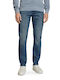 Ανδρικό Παντελόνι Τζιν Relaxed Tapered Fit Μπλε Μεσαίο