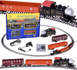 Jokomisiada Set mit Zug Elektrische klassische Dampflokomotive mit H0-Steuerungseinheit für 3+ Jahre alt+ Jahre