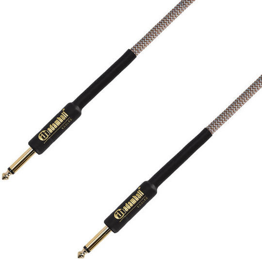 Adam Hall Kabel 6,3mm Stecker - 6,3mm Stecker 3m Gold (P69AH121)