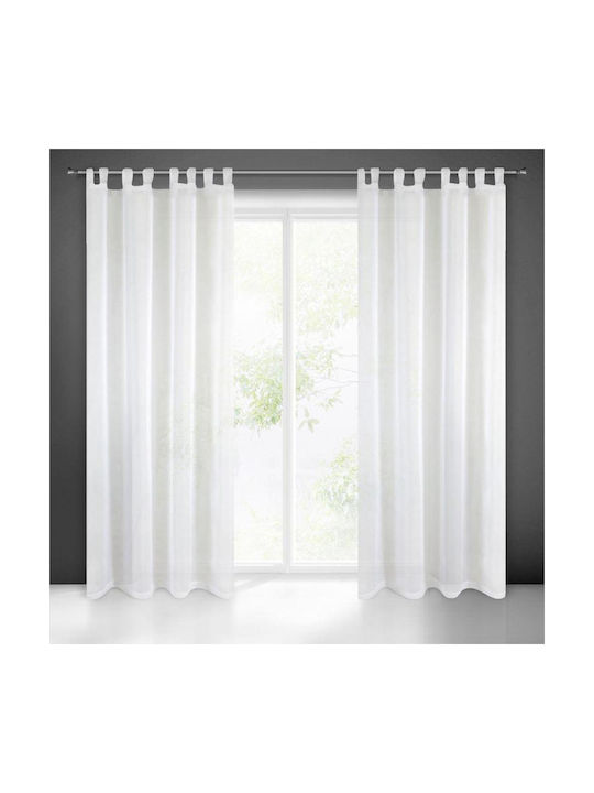 Eurofirany Curtain Lucy White 140x250cm