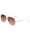 Dior Sunglasses with Gold Metal Frame and Brown Gradient Lens DIORCANNAGE A1U B0F2