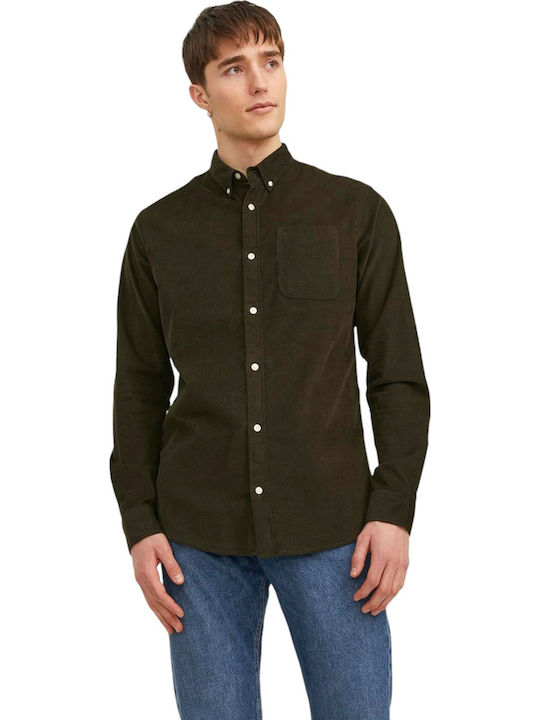 Jack & Jones Long-sleeved Corduroy Shirt Rosin