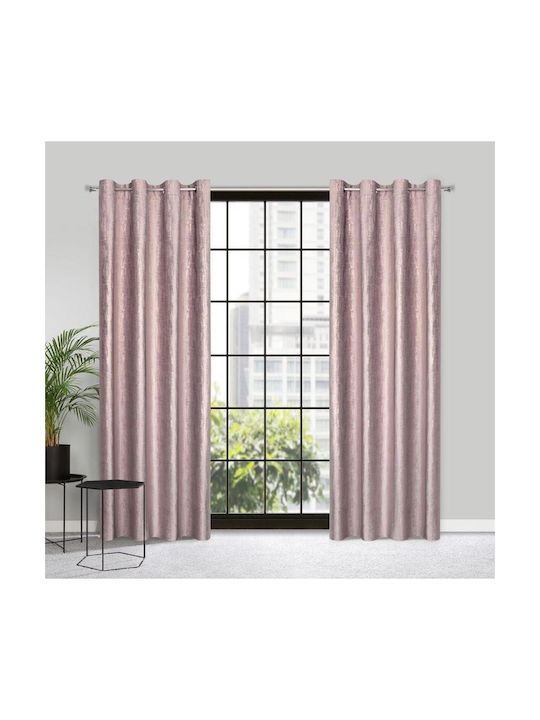 Eurofirany Curtain Marsala Pink 140x250cm