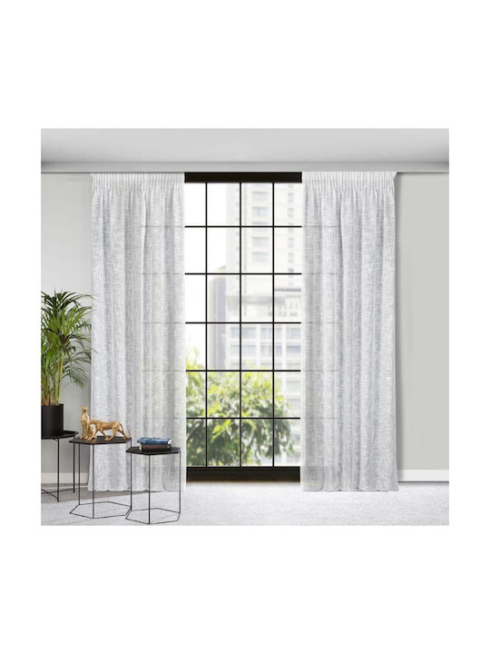 Eurofirany Curtain with Pencil Pleat Rubi White 140x270cm