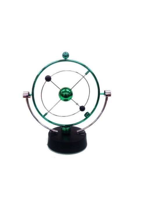 Magnetische Bürodekoration Rotierender Grüner Planet Perpetuum Mobile Uhr Verwandtes Video