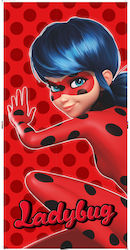 Borea Παιδική Πετσέτα Θαλάσσης Miraculous Ladybug 140x70εκ.