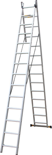 Prostep Teleskopische Leiter Aluminium 14 Stufen