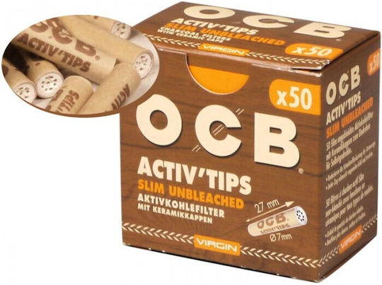 Ocb Filtertips Aktivkohle 7mm 50x1Stk