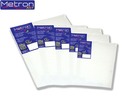 Metron Платно на рамка Бял Квадрат 20x20см. 1бр