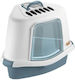 Stefanplast Litter Sprint Cat Toilet Closed for Corner Blue L40 x W56 x H40cm