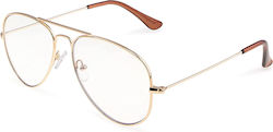 Contacta Metal Blue Light Blocking Glasses Blue