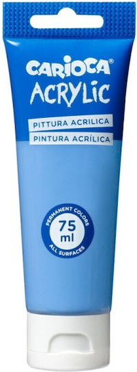 Carioca Ακρυλικό Χρώμα Ζωγραφικής Light Blue 75ml