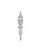 Hanging Stalactite Ornament Glass Transparent 18x3.8cm