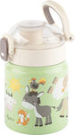 Sigikid Kids Stainless Steel Water Bottle 400ml Farm