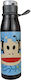 Paul Frank Edelstahl Schwarze Wasserflasche 600ml