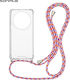 Sonique Armor Clear Silicone Case with Lanyard ...