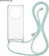 Sonique Armor Clear Silicone Case with Lanyard ...