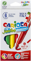 Carioca Drawing Markers 6mm Thick Washable Set ...