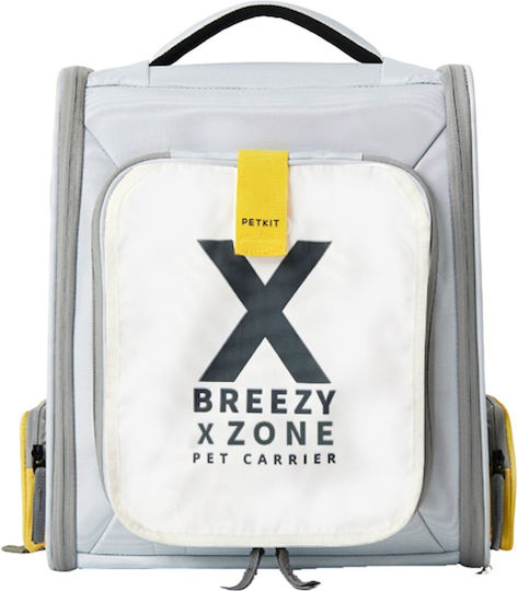 Petkit Breezy Dog/Cat Carrying Gray Backpack for 6kg Pets L35xW27xH43cm
