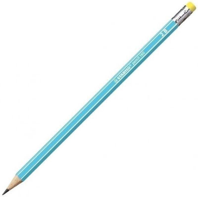 Stabilo Pencil 160 Eraser 2B Light Blue