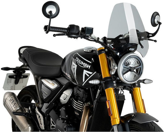 Puig Motorcycle Windshield & Windscreen Tinted Visor for Triumph Speed 21933H