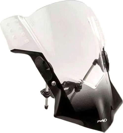 Puig Windshield Rafale Motorcycle Windshield & Windscreen Transparent Visor for BMW R nineT for Ducati Diavel / Hypermotard / Monster / Streetfighter for Honda CB1000R / Hornet / Rebel / Monkey for Kawasaki BN 125 5881W