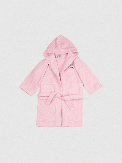 Sunshine Kids Hooded Bathrobe Pink