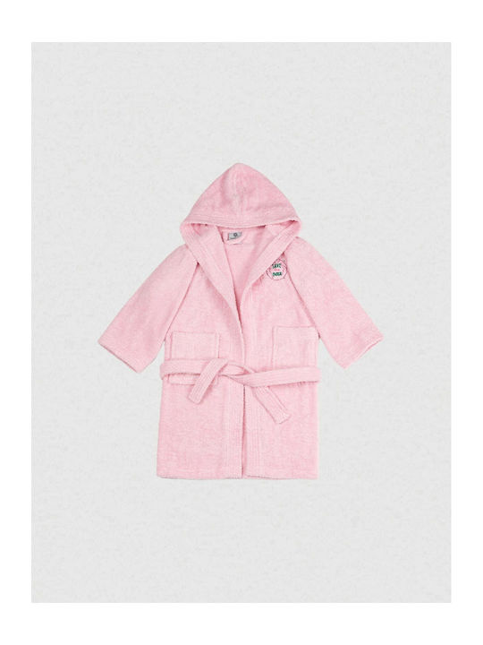 Sunshine Παιδικό Μπουρνούζι Pink mit Kapuze