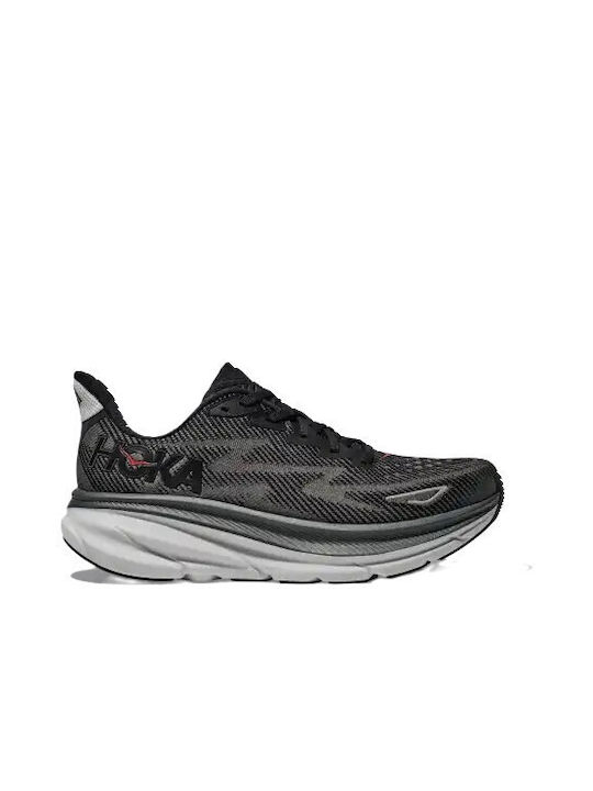 Hoka Clifton 9 Herren Sportschuhe für Training & Fitnessstudio Black / Outer Orbit