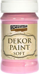 Боя с тебешир Dekor Paint Soft 100ml Pentart Бебешко розово Боя с тебешир Dekor Paint Soft 100ml Pentart Бебешко розово
