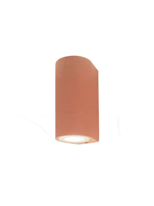 Aca rotund Spot de exterior montat pe perete GU10 IP65 Dublu Fascicul