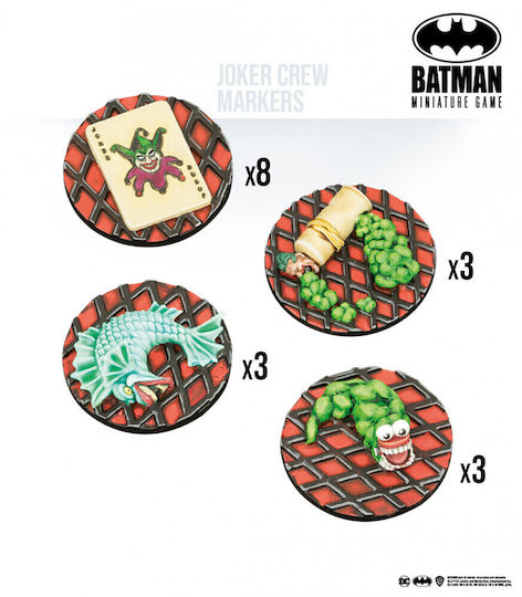 Batman Miniaturenspiel Joker-Crew-Marker