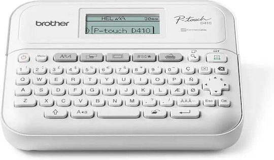 Brother P-touch Tragbarer Etikettendrucker in Weiß Farbe