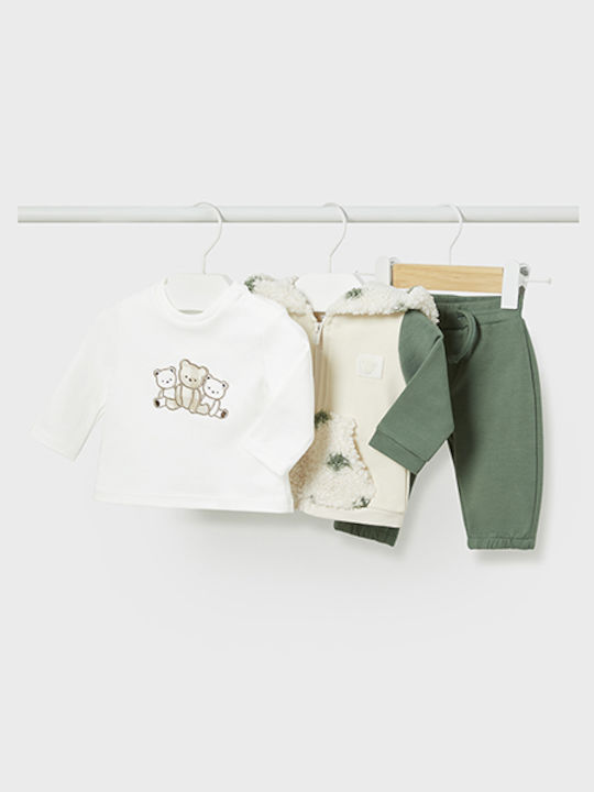 Mayoral Kinder Sweatpants Set - Jogginganzug Green 3Stück