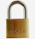 Gerda Bronze Padlock Brass with Key 30mm 1pcs