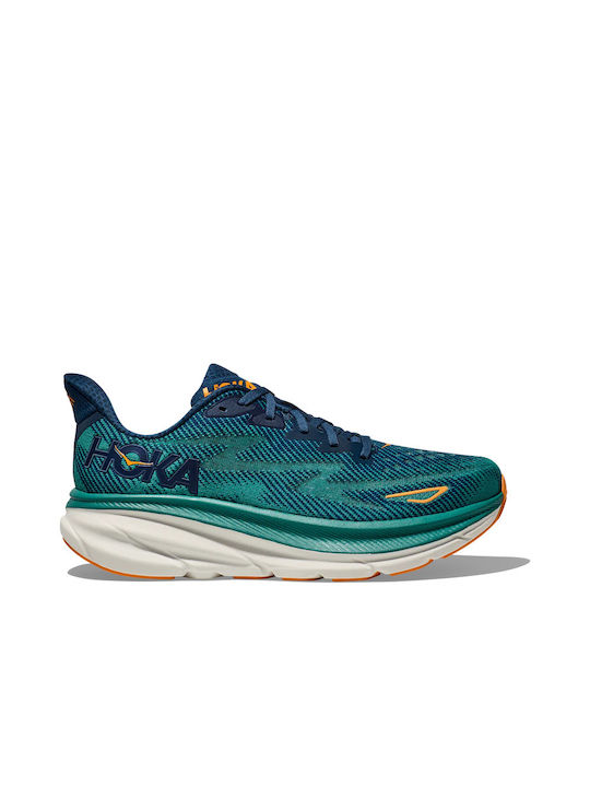 Hoka Clifton 9 Sport Shoes Running Green