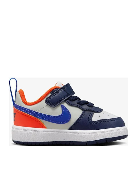 Nike Court Borough Παιδικά Sneakers με Σκρατς Μπλε