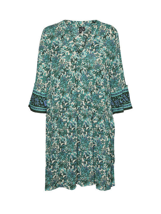 Vero Moda Tunic with 3/4 Sleeve Green