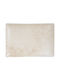 GTSA Serving Platter Rectangular made of Porcelain Beige 31x21cm