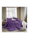 Saray Home Duvet Cover Queen 220x240cm Helsinki Purple 300 GSMGsm