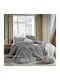 Saray Home Duvet Cover Queen 220x240cm Helsinki Grey 300 GSMGsm