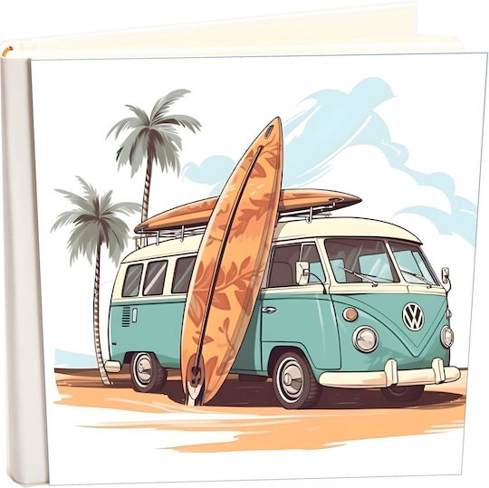 Άλμπουμ My Album Van Camper Boho Style Ριζόχαρτο 24x24cm Κουτί Άλμπουμ 40 Σελίδες