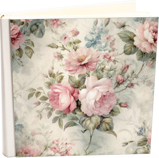 Album Mein Album Rosen Boho Stil Reispapier 24x24cm Album Box 40 Seiten